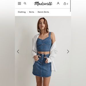 Denim skirt